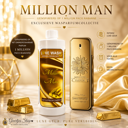 Love Wash Million Man – Geïnspireerd op One Million