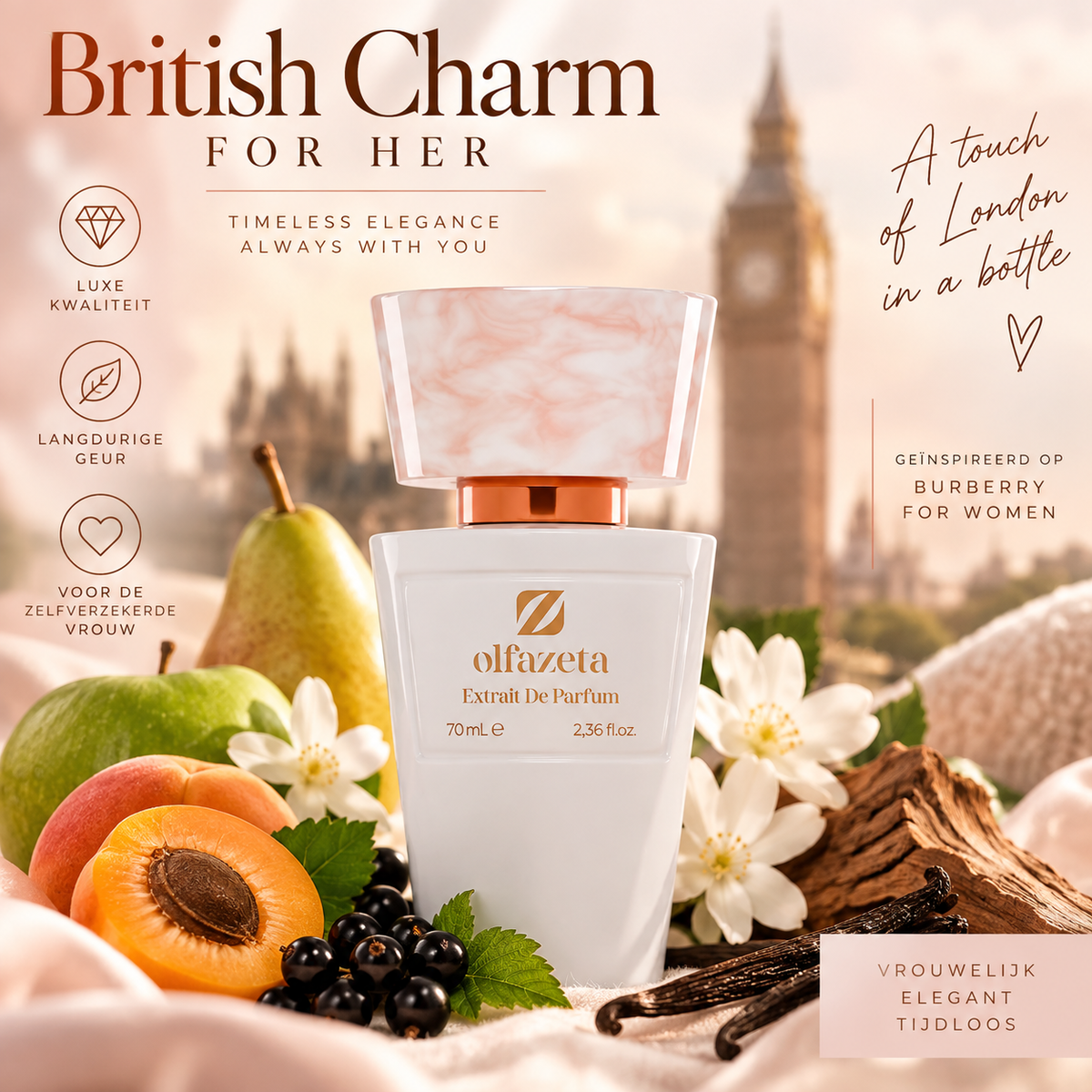 British Charm For Her No. 159 – Damesparfum | Geïnspireerd op Burberry For Women