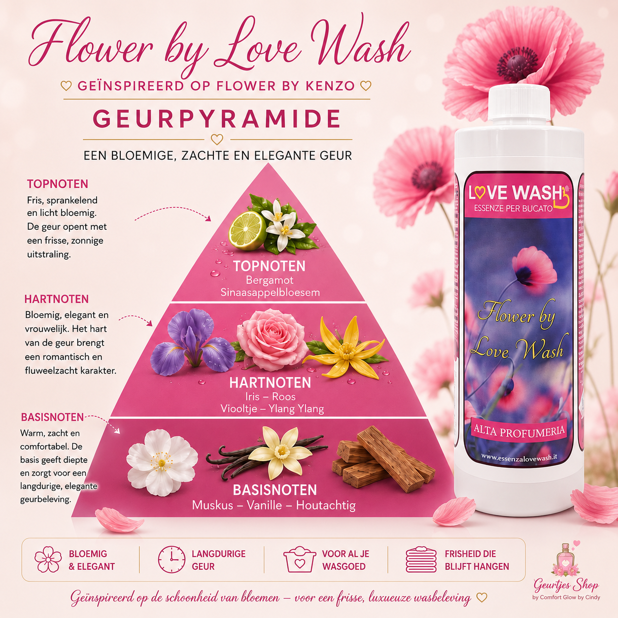 Love Wash Flower – Geïnspireerd op Flower by Kenzo