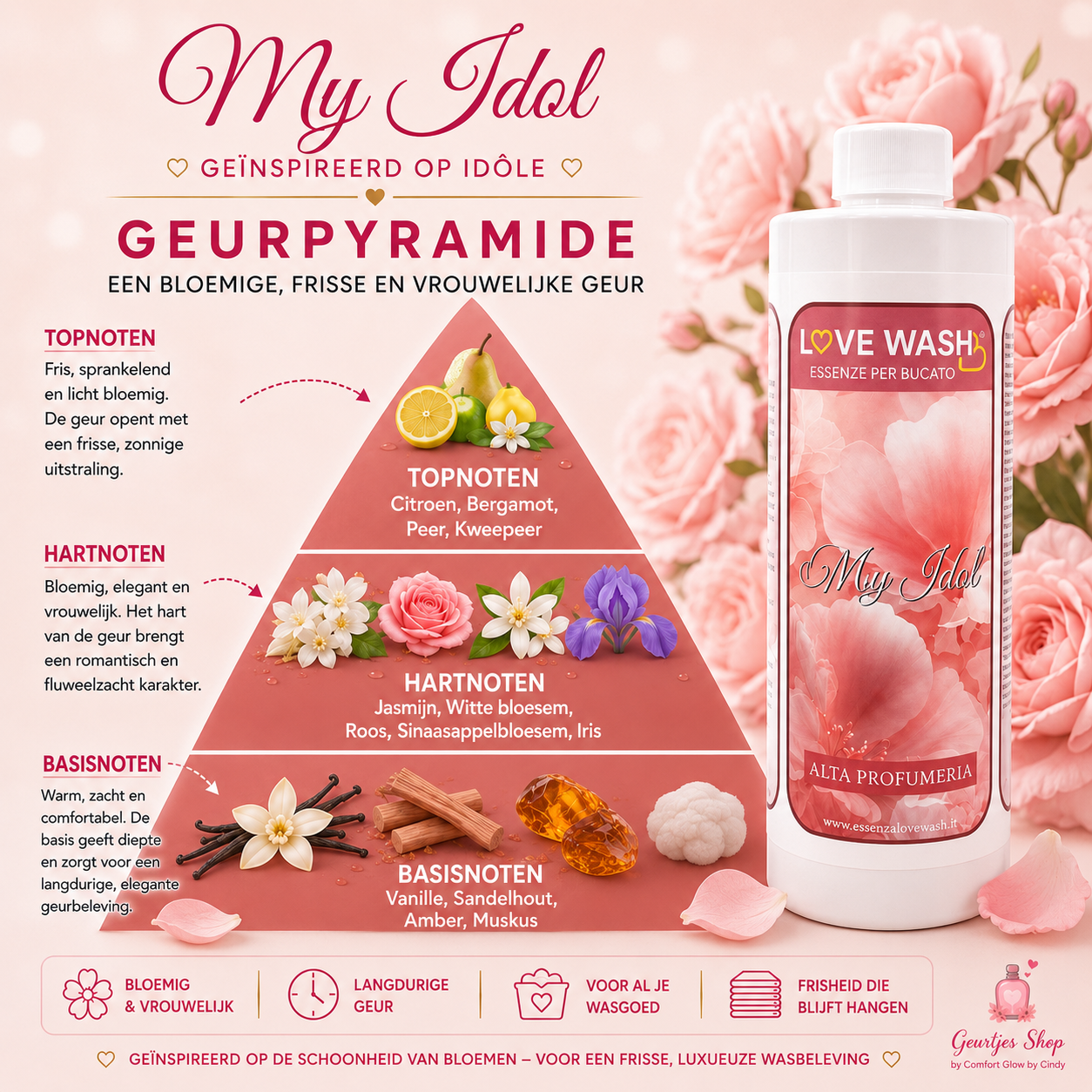 Love Wash My Idol – Geïnspireerd op Idôle
