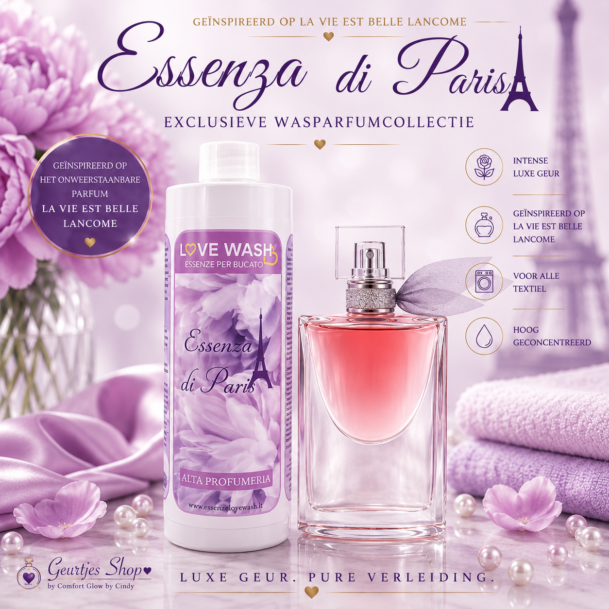 Love Wash Essenza di Paris – Geïnspireerd op La Vie Est Belle